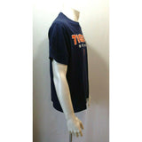 Detroit Tigers MLB Lee Sport Men's Blue Crew Neck Spell Out T Shirt Size Medium