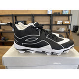 Under Armour Men's 9.5 Leadoff Icon Mid Baseball Cleats, Black/Black/Anthracite