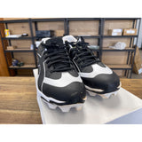 Under Armour Men's 9.5 Leadoff Icon Mid Baseball Cleats, Black/Black/Anthracite