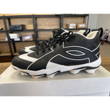 Under Armour Men's 9.5 Leadoff Icon Mid Baseball Cleats, Black/Black/Anthracite