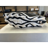 Under Armour Men's 9.5 Leadoff Icon Mid Baseball Cleats, Black/Black/Anthracite