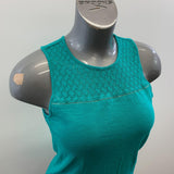 Banana Republic Sleeveless Tank Top Women's Size Small Green Cotton Blend