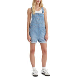 Levi's women's XS Vintage Shortalls  Light Indigo Worn In NWT