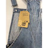 Levi's women's XS Vintage Shortalls  Light Indigo Worn In NWT