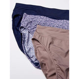 Warner's 5138w Blissful Benefits Dig-Free Hi-Cut 3-Pack Underwear 2XL NWT