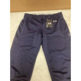UNDER ARMOUR WOMEN'S UTILITY SOFTBALL PANTS MEDIUM CROPPED NAVY