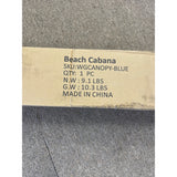 Beach Cabana Tent - Sun Shelter , UPF 50+ Complete NEW