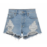 John Galt Cutoff Shorts Women's Size 26 High Waist Ripped Distressed Blue Jean