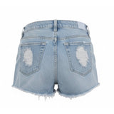John Galt Cutoff Shorts Women's Size 26 High Waist Ripped Distressed Blue Jean
