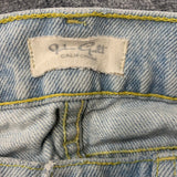 John Galt Cutoff Shorts Women's Size 26 High Waist Ripped Distressed Blue Jean