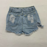 John Galt Cutoff Shorts Women's Size 26 High Waist Ripped Distressed Blue Jean