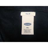 Old Navy Tiny Fit Top Women's XXL Black 3/4 Sleeve Stretch V Neck