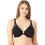 Wacoal 65124 Women's Front Close T-Back Bra Toast Black