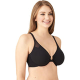 Wacoal 65124 Women's Front Close T-Back Bra Toast Black