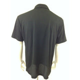 Fergie Jenkins Celebrity Classic Mens Size L Black Polyester Golf Polo Shirt NEW