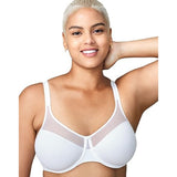 Wonderbra W7434 Underwire with Breathable Fabric and Side Shaping-White