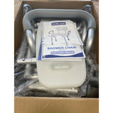 HOMLAND 400lb capacity Shower Chair with Arms/Backrest NEW