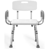 HOMLAND 400lb capacity Shower Chair with Arms/Backrest NEW