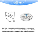 Belvida  Refrigerator Water Filters Compatible with ULTRAWF Pure Source Water (2 Pack)
