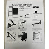 BQKOZFIN 3-Tier Expandable Microwave Oven Rack Replacement Part Extension Rods