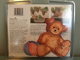 Wallies Wall Paper Cut Outs 25 Precious Bear 5" Pre-pasted Washable