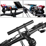 Bike Handlebar Aluminum Alloy Extension Mount Holder speedometer Headlight Light Lamp Holder