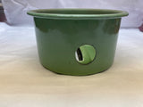 Camping Stove Enamelware Vintage Green - Part - Burn Chamber Pot