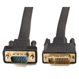 CABLEDECONN Active DVI To VGA, 6FT DVI 24+1 DVI-D M To VGA Male With Chip Active Adapter