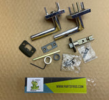 Kwikset Lisbon Privacy Door Lever Bedroom/Bathroom Chrome 91550-023