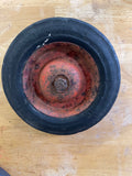 Lawn Boy Engine Model 6208 mower wheel 8" red metal hub solid rubber