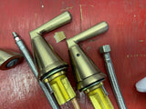 Bravat by Dietsche Bathroom Faucet Set Brushed Brass with Drain stop