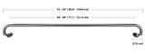 Basics Room Darkening Curtain Rod - 28" to 48", Dark Bronze - 244242-038-A60