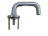 Commercial Door Lever Handle Brushed Stainless Steel 5" double curve
