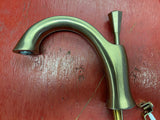 Bravat by Dietsche Bathroom Faucet Set Brushed Brass with Drain stop