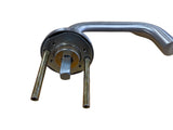 Commercial Door Lever Handle Brushed Stainless Steel 5" double curve