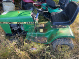 John Deere 112L Riding Lawnmower Kawasaki FB460V 12HP Engine 1985